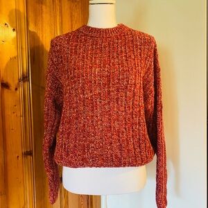 Cozy Pink Knit Sweater
